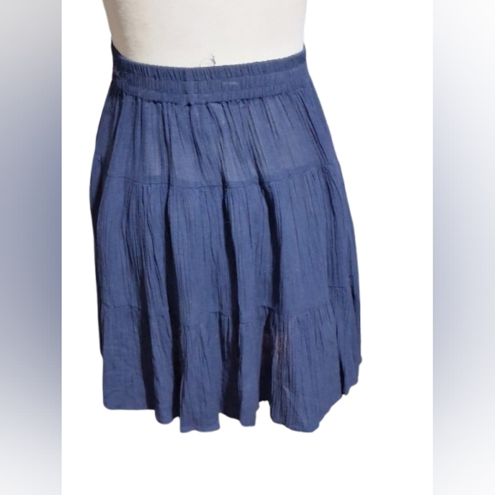 VTG Campaign International Express Skirt Small, Navy Blue, Above the Knee, Small
